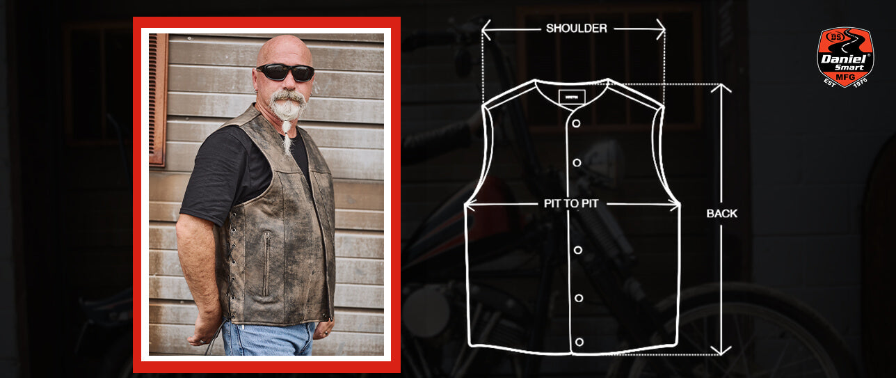men's vest size chart