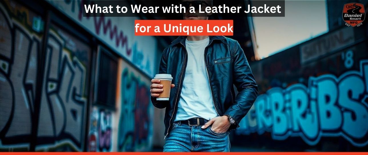 what to wear with a leather jacket