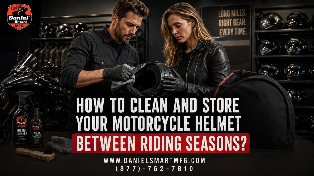 How to Clean and Store Your Motorcycle Helmet Between Riding Seasons?