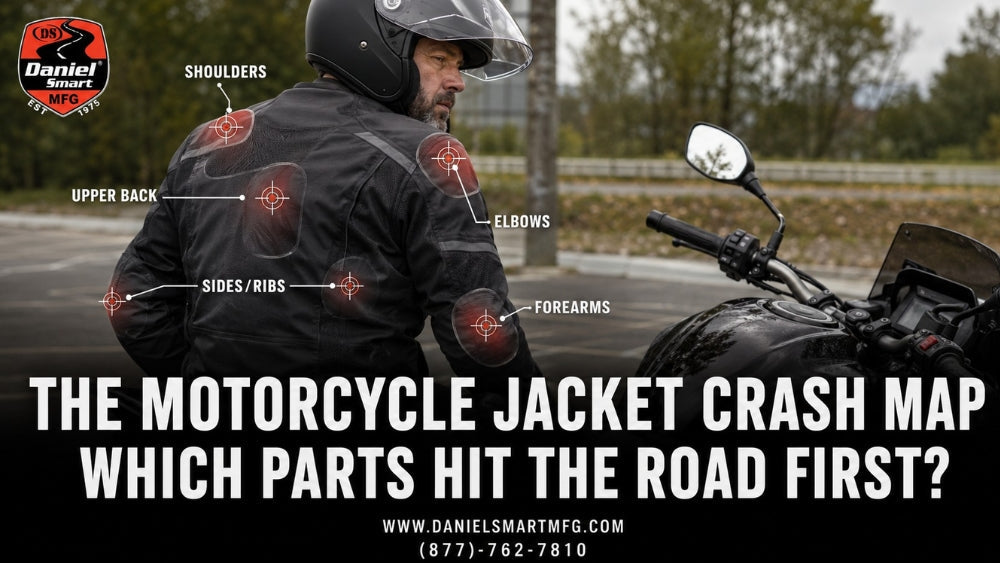 The Motorcycle Jacket Crash Map: Which Parts Hit the Road First?