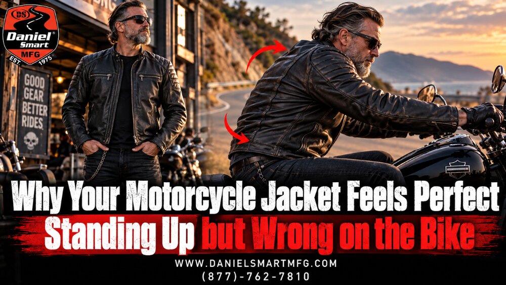 Why Your Motorcycle Jacket Feels Perfect Standing Up but Wrong on the Bike
