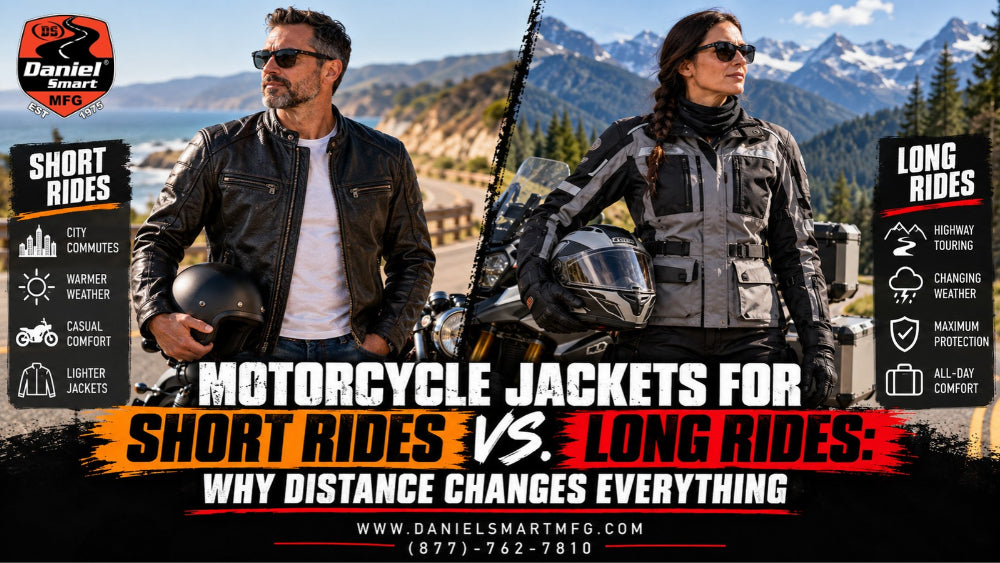 Motorcycle Jackets for Short Rides vs. Long Rides: Why Distance Changes Everything