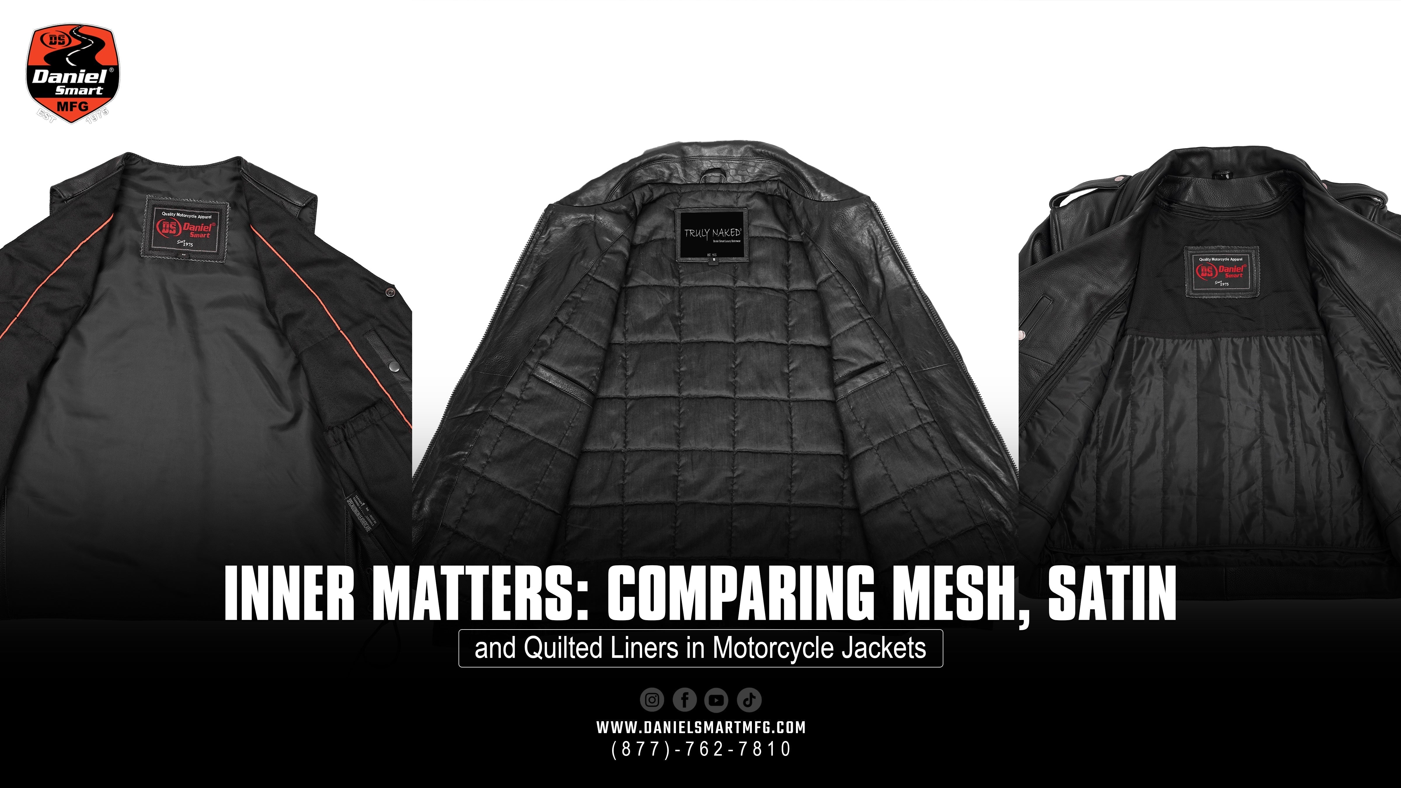 Inner Matters: Comparing Mesh, Satin and Quilted Liners in Motorcycle Jackets