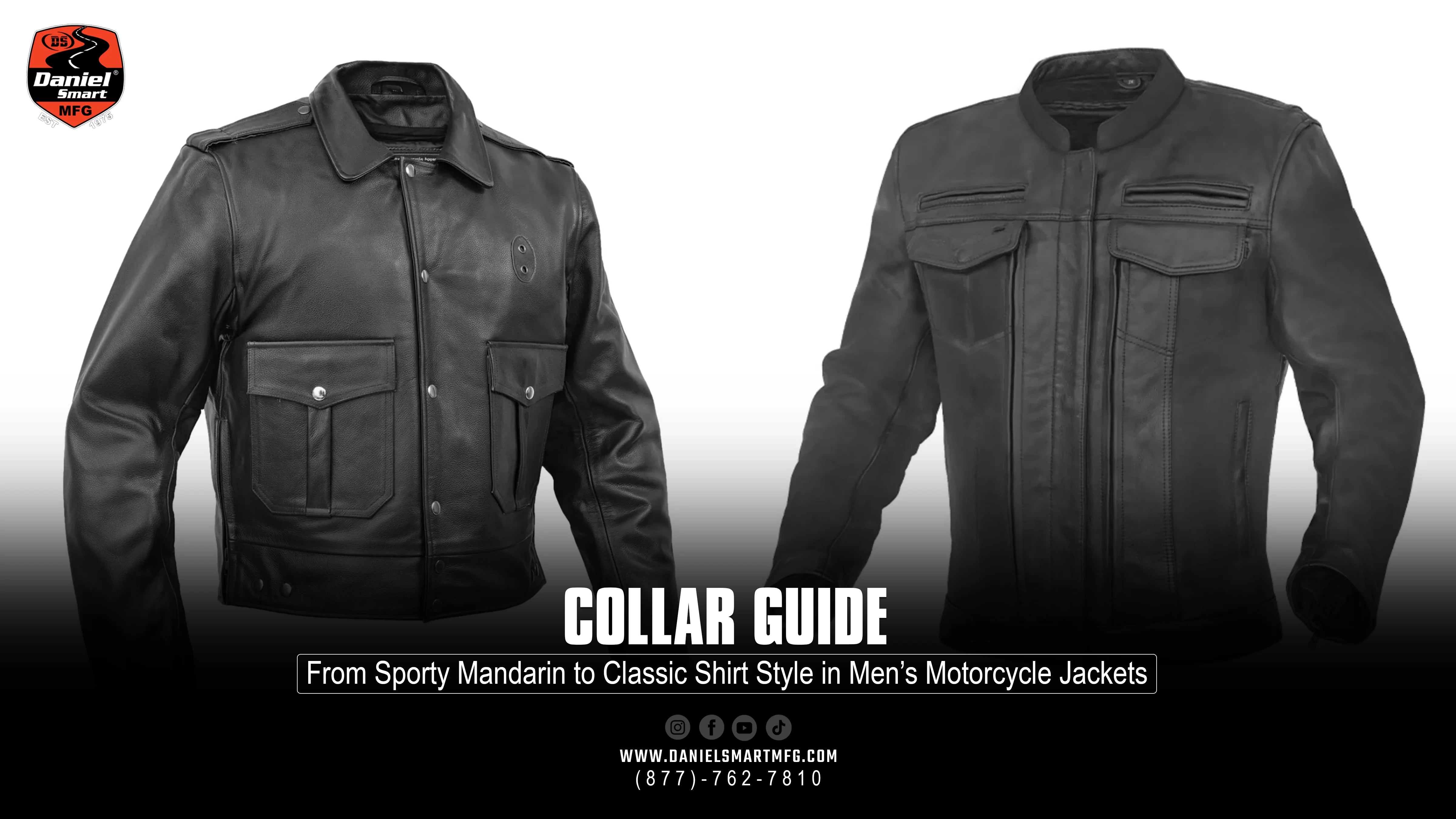 Collar Guide: From Sporty Mandarin to Classic Shirt‑Style in Men’s Motorcycle Jackets