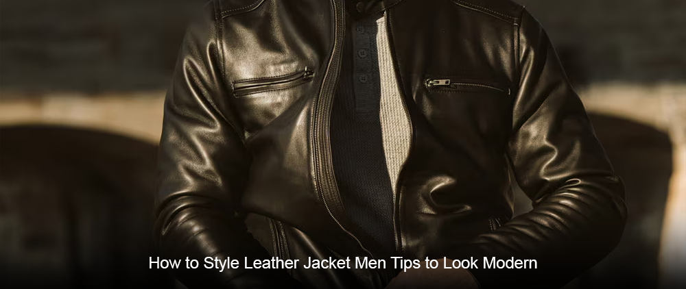 How to Style Leather Jacket Men: Tips to Look Modern