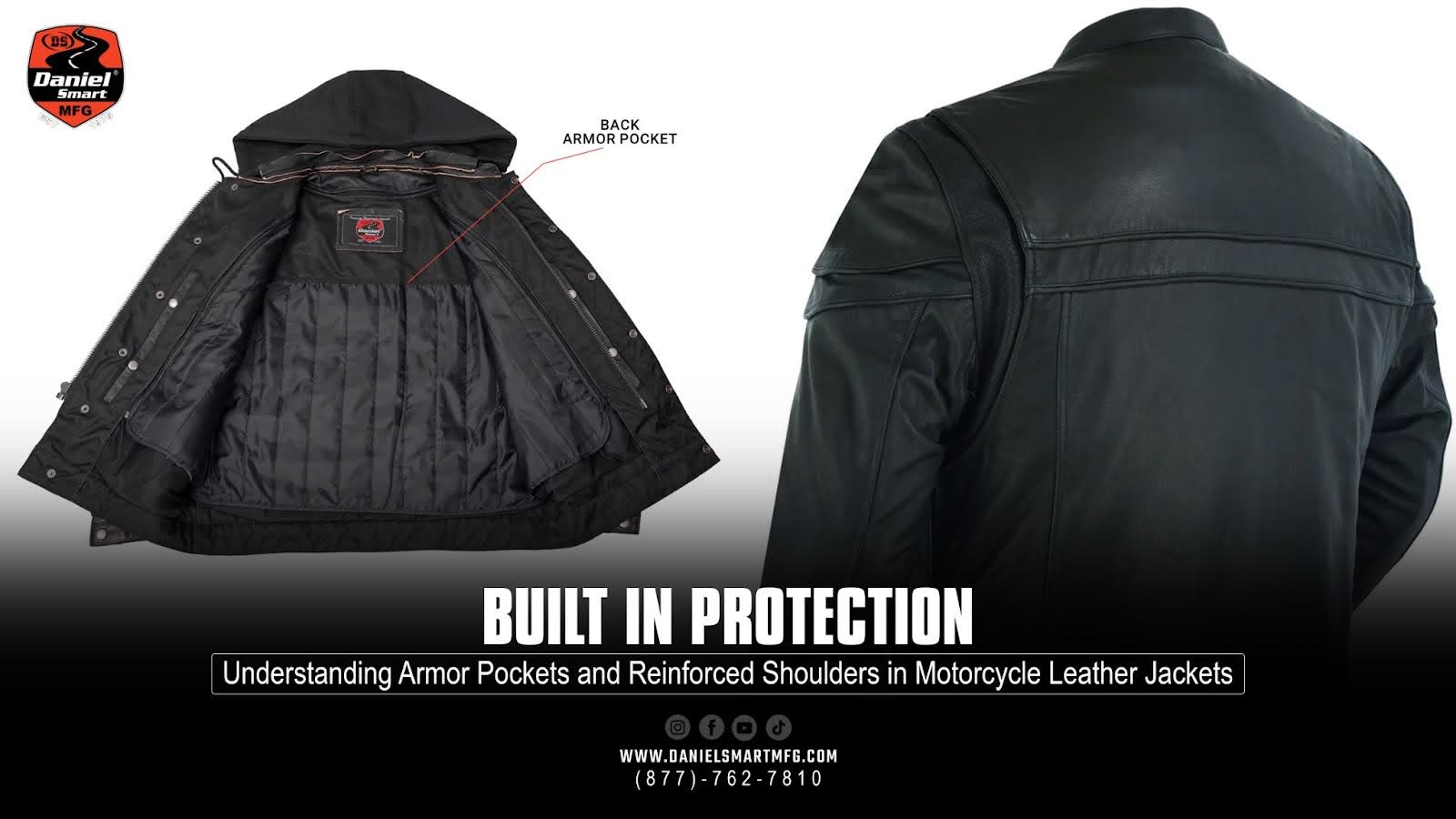 Built‑In Protection: Understanding Armor Pockets and Reinforced Shoulders in Motorcycle Leather Jackets