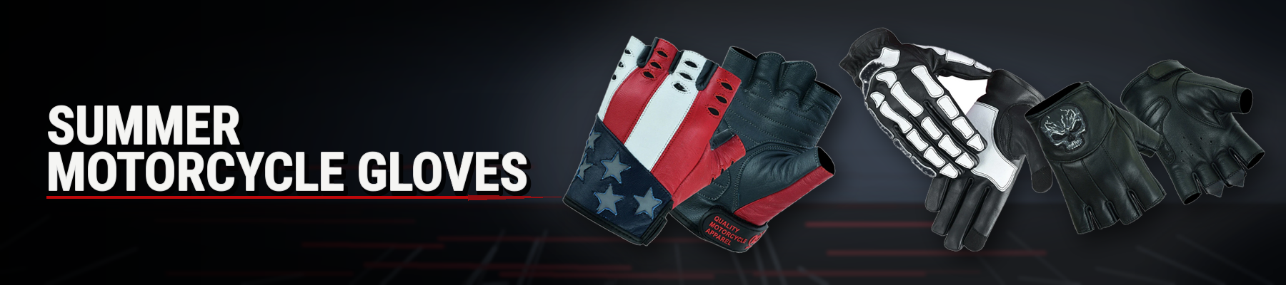 Summer Motorcycle Gloves for Hot Weather Riding
