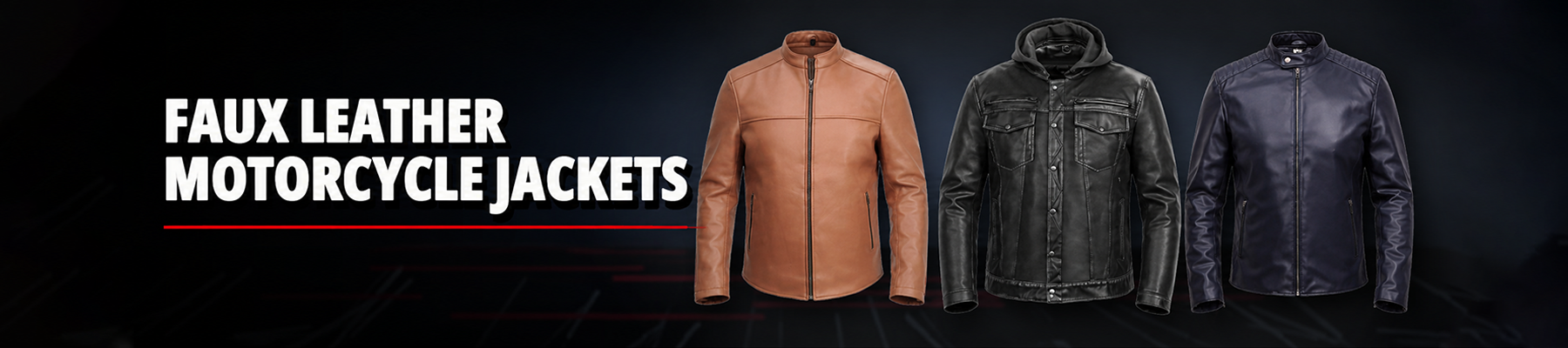 Faux Leather Motorcycle Jackets