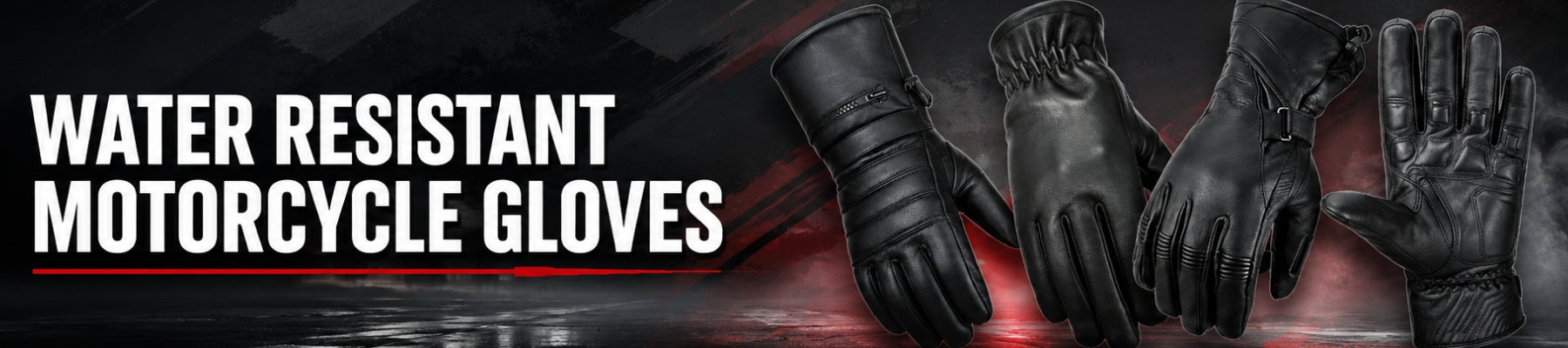 Water-Resistant Motorcycle Gloves