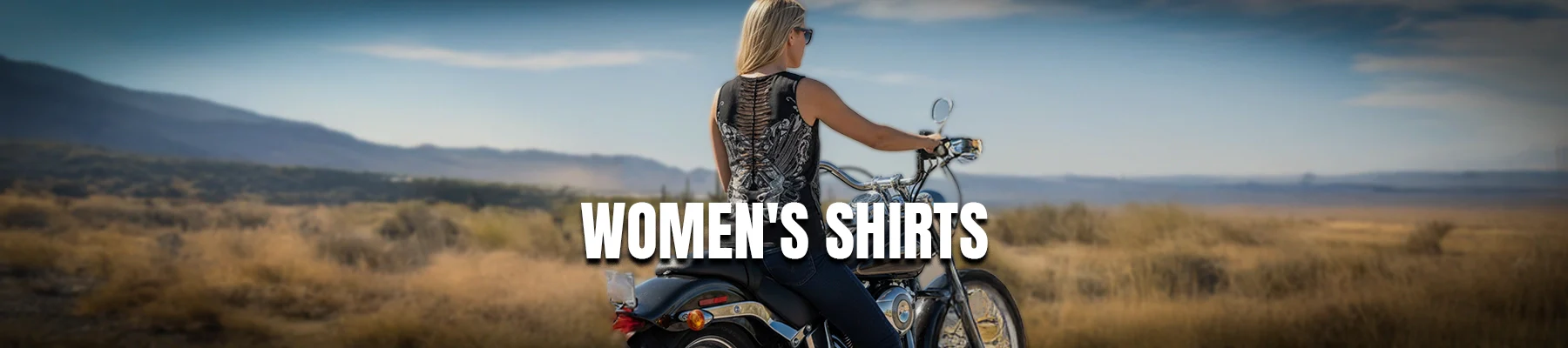 Women's Biker Shirts & Tank Tops – Graphic Tees & Sleeveless