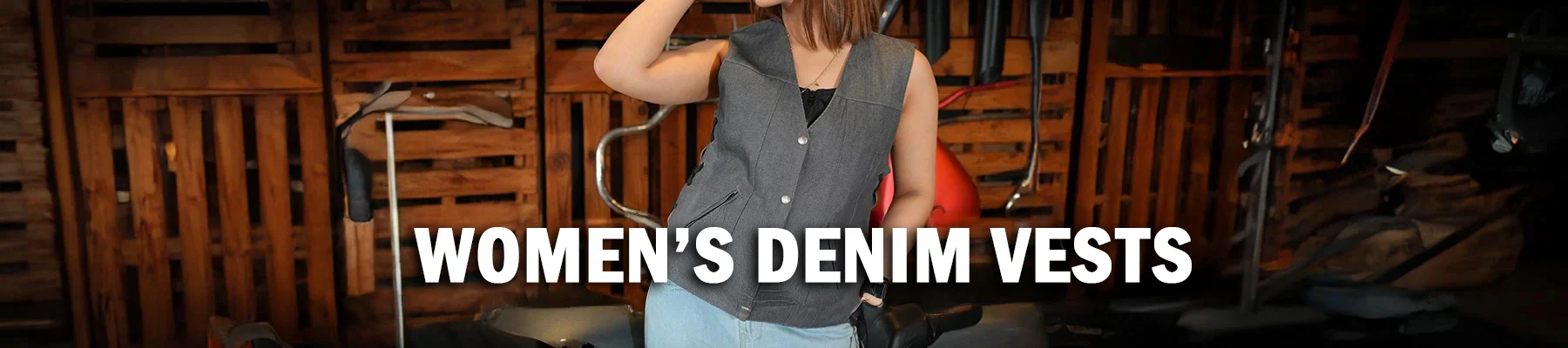Women's Denim Vests