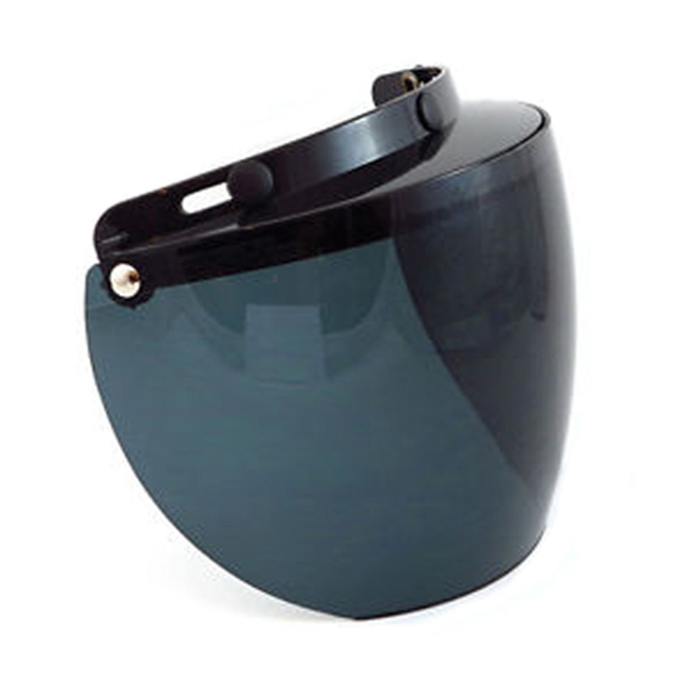 02-201 3 Snap Flip Shield - Hard Coated Smoke-Helmet Accessories-Daniel Smart Mfg - Retail