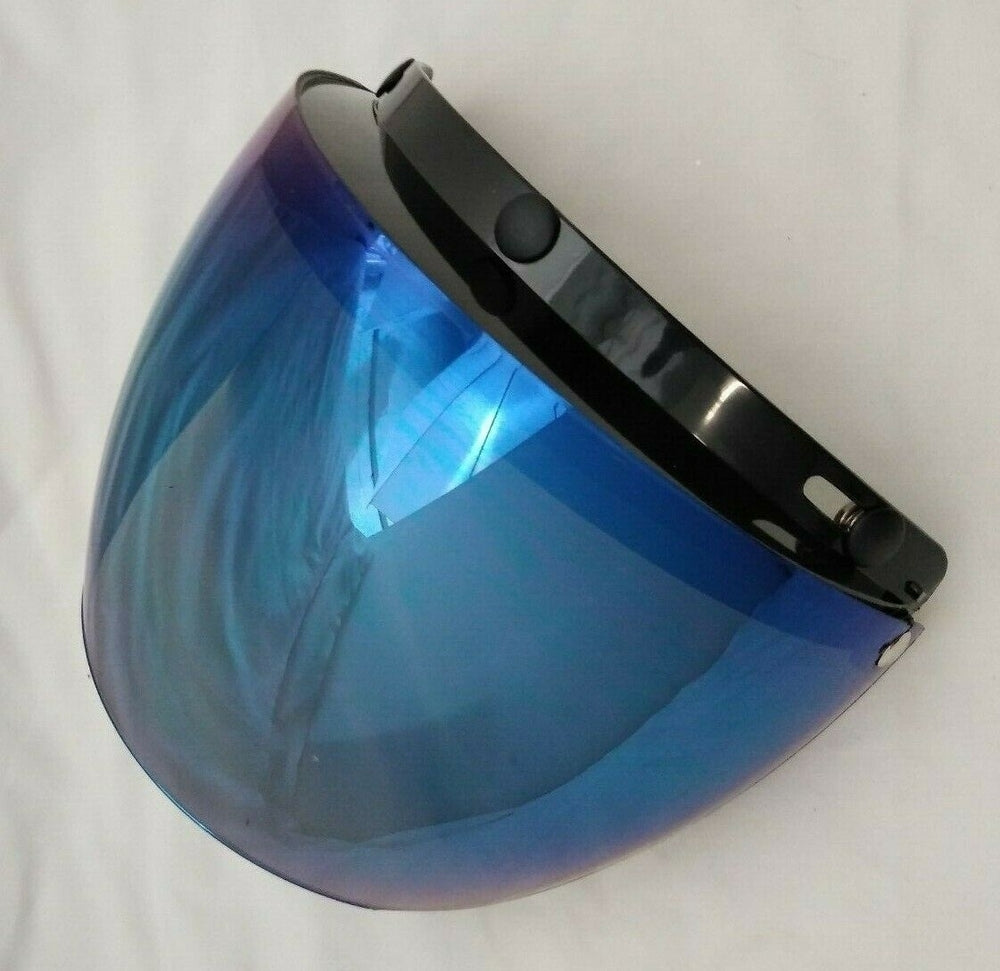 02-212 3 Snap Flip Shield - Hard Coated Blue Mirror-Helmet Accessories-Daniel Smart Mfg - Retail