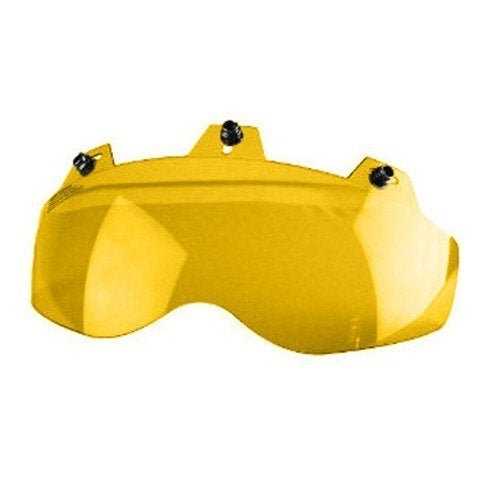 02-307 3 Snap Shorty Shield - Hard Coated Amber-Helmet Accessories-Daniel Smart Mfg - Retail