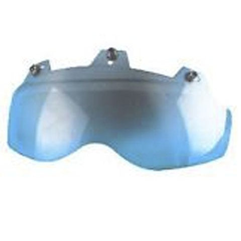 02-312 3 Snap Shorty Shield - Hard Coated Blue Mirror-Helmet Accessories-Daniel Smart Mfg - Retail