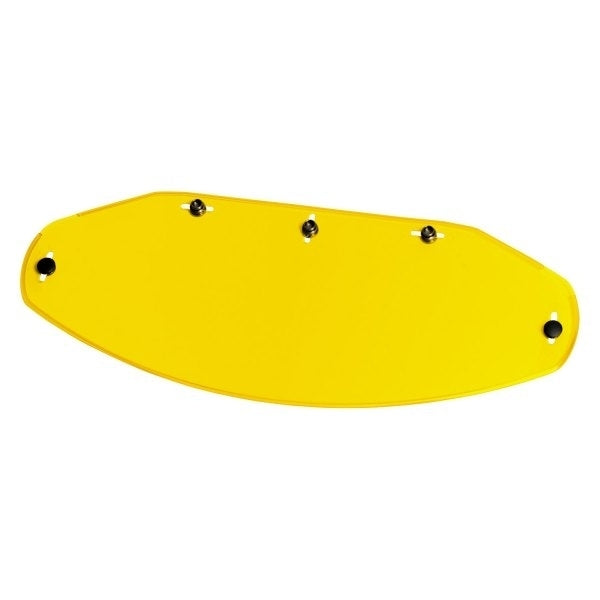 02-507 5 Snap Flat Sheild - Amber-Helmet Accessories-Daniel Smart Mfg - Retail