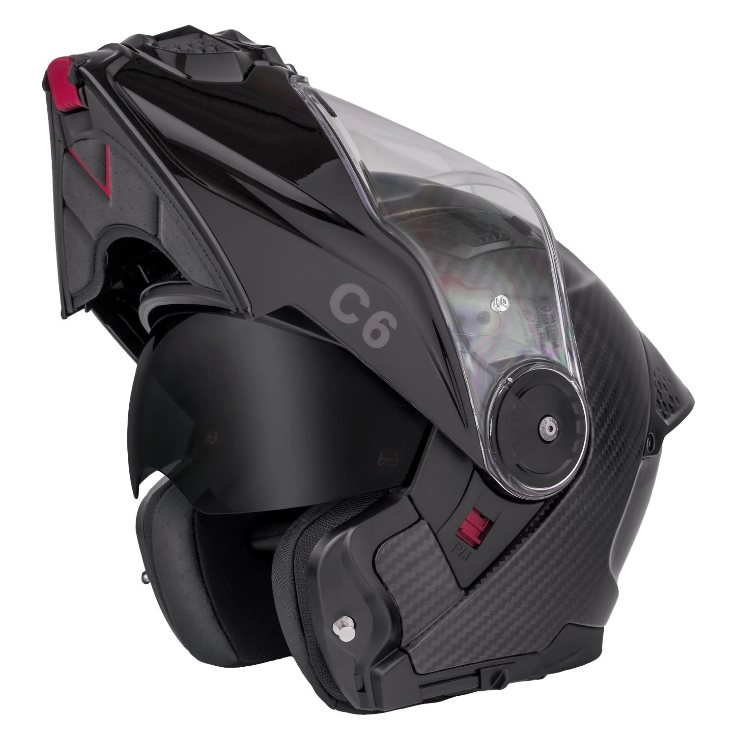 D.O.T. & ECE Daytona C6- Grey Carbon Fiber