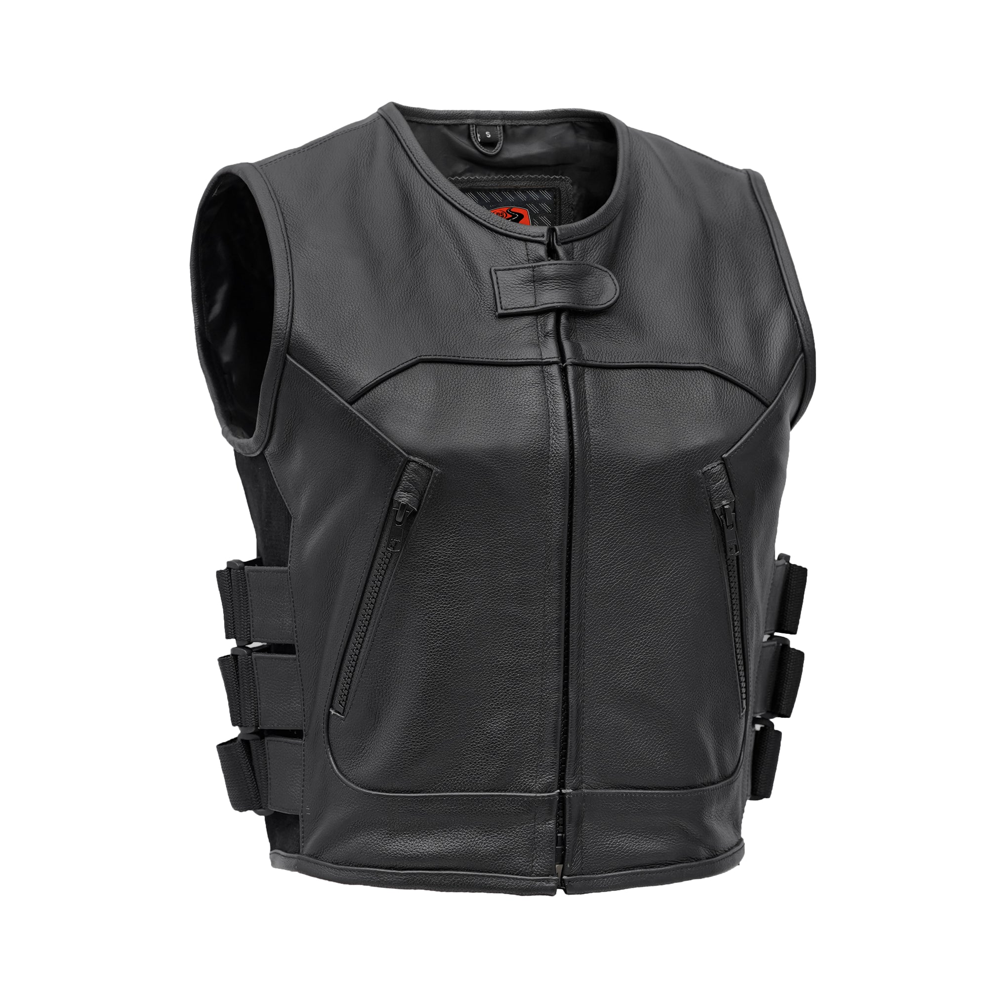 Stealth Women's Leather Motorcycle Vest