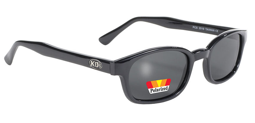 2019 KDs Blk Frame/Polarized Gray Lens-Sunglasses-Daniel Smart Mfg - Retail