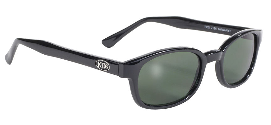 2126 KDs Blk Frame/Dark Green Lens-Sunglasses-Daniel Smart Mfg - Retail