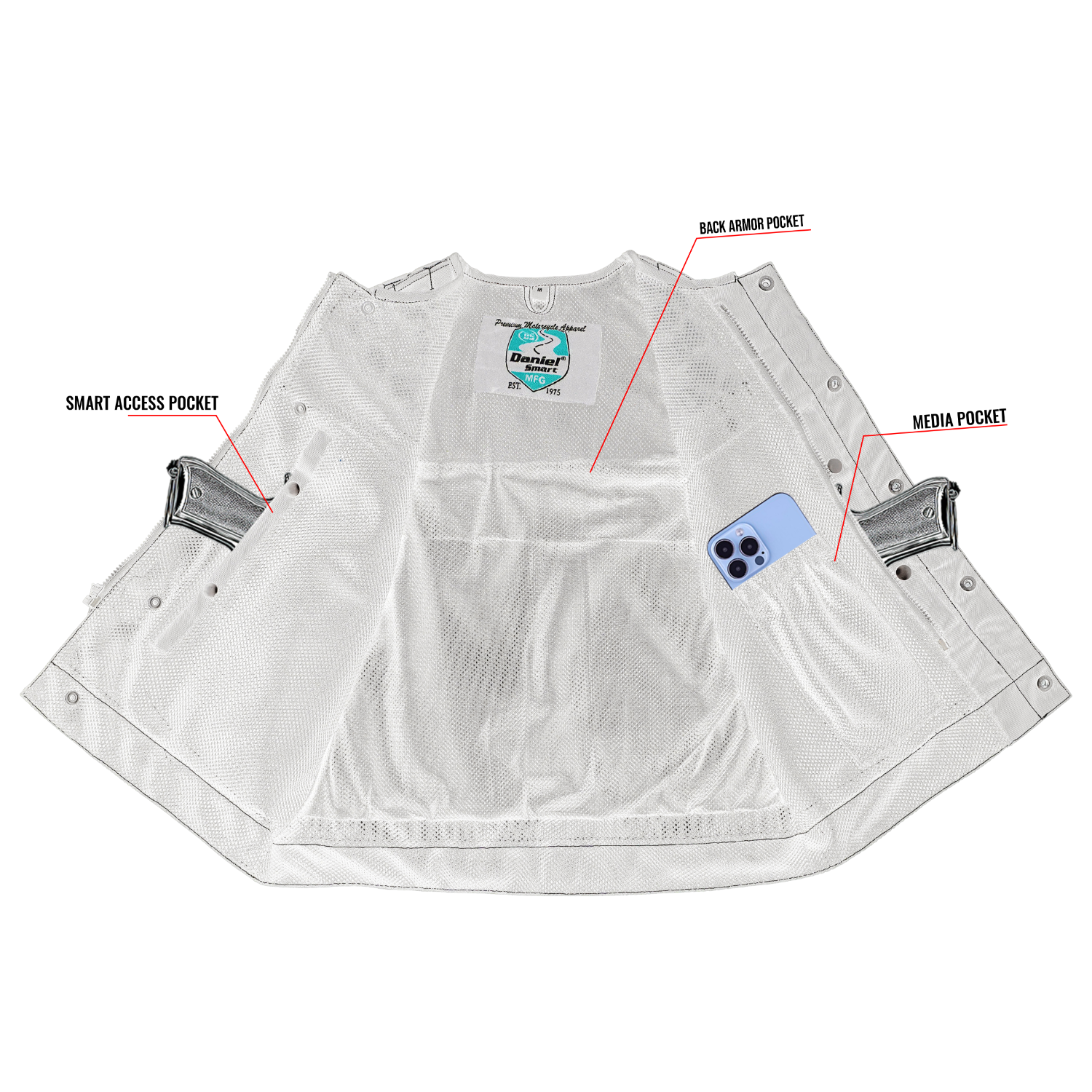 Revenant Lowcut Summer Spark Men’s Motorcycle Mesh Vest