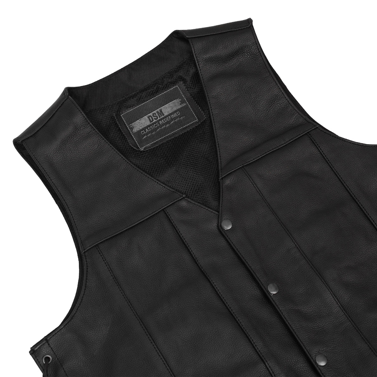 Diablo Men's Motorcycle Leather Vest