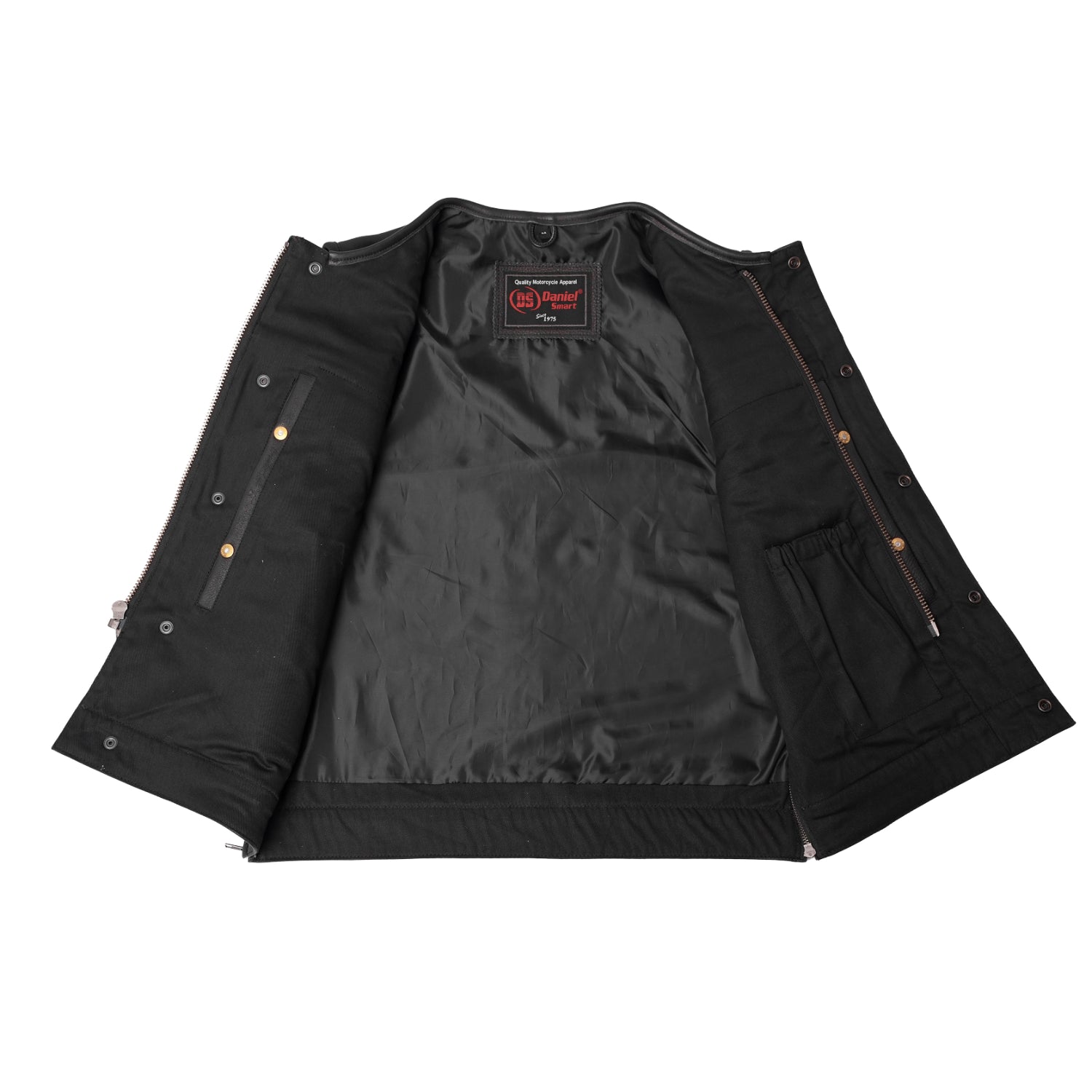 Maverick Men's Motorcycle Leather Vest