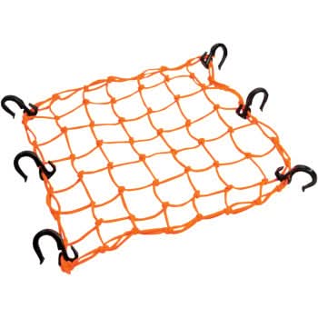 Cargo Net Orange - 15" x 15" - 6 Hook