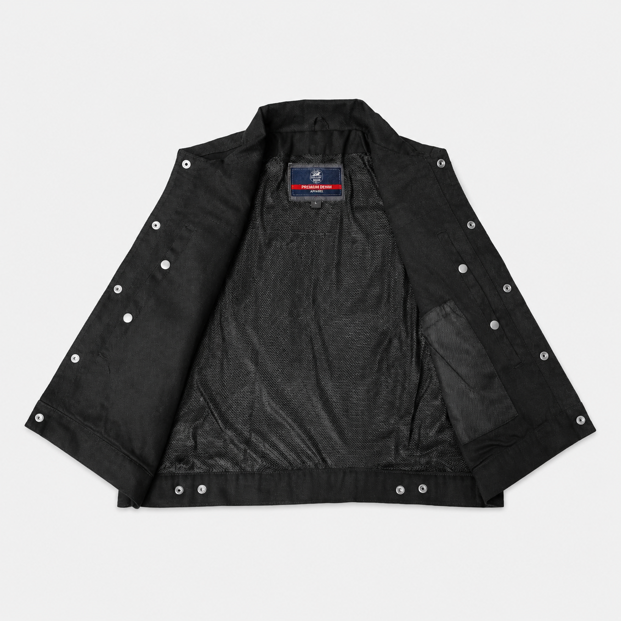 Shocker Men's Denim Motorcycle Vest