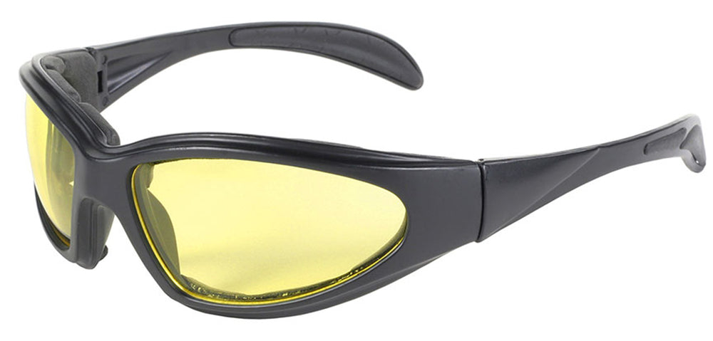 43612 Chopper Blk Frm/Yellow Lens-Sunglasses-Daniel Smart Mfg - Retail