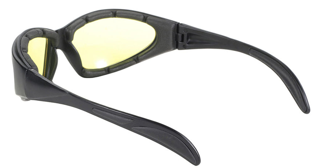 43612 Chopper Blk Frm/Yellow Lens-Sunglasses-Daniel Smart Mfg - Retail