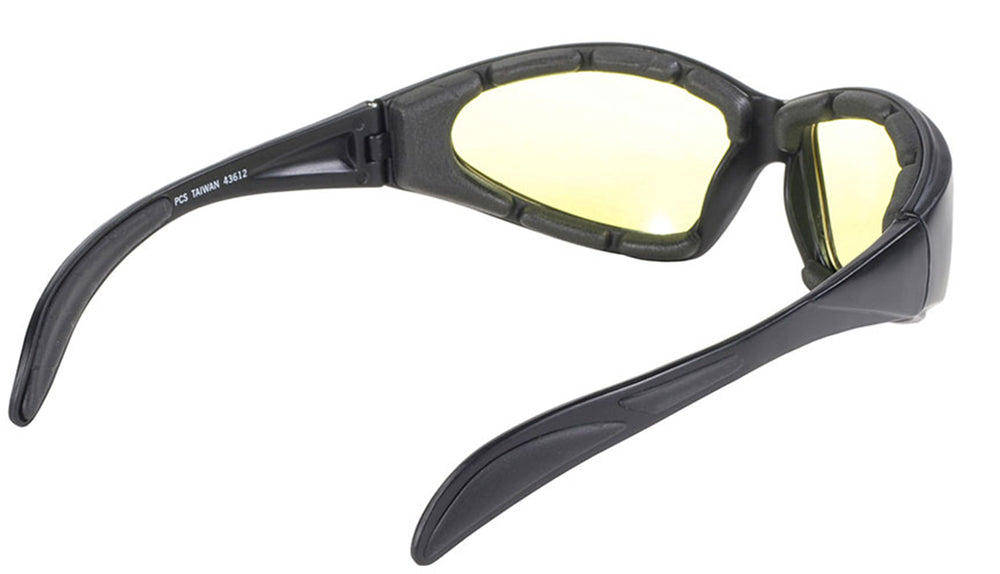 43612 Chopper Blk Frm/Yellow Lens-Sunglasses-Daniel Smart Mfg - Retail