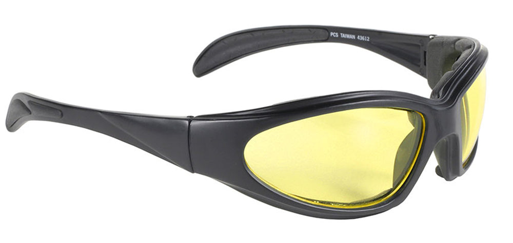 43612 Chopper Blk Frm/Yellow Lens-Sunglasses-Daniel Smart Mfg - Retail