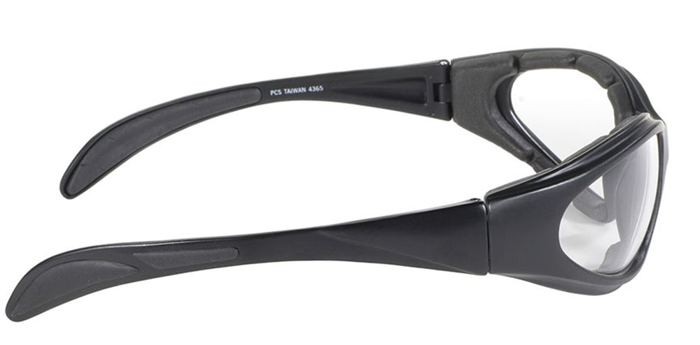 4365 Chopper Blk Frm/Clear Lens-Sunglasses-Daniel Smart Mfg - Retail