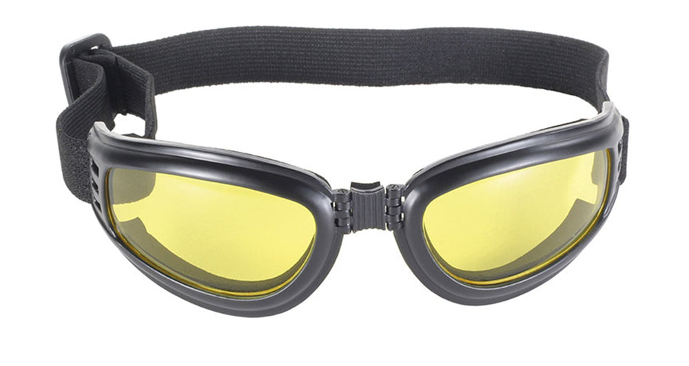45212 Nomad Goggle Black Frame- Yellow Lens-Goggles-Daniel Smart Mfg - Retail