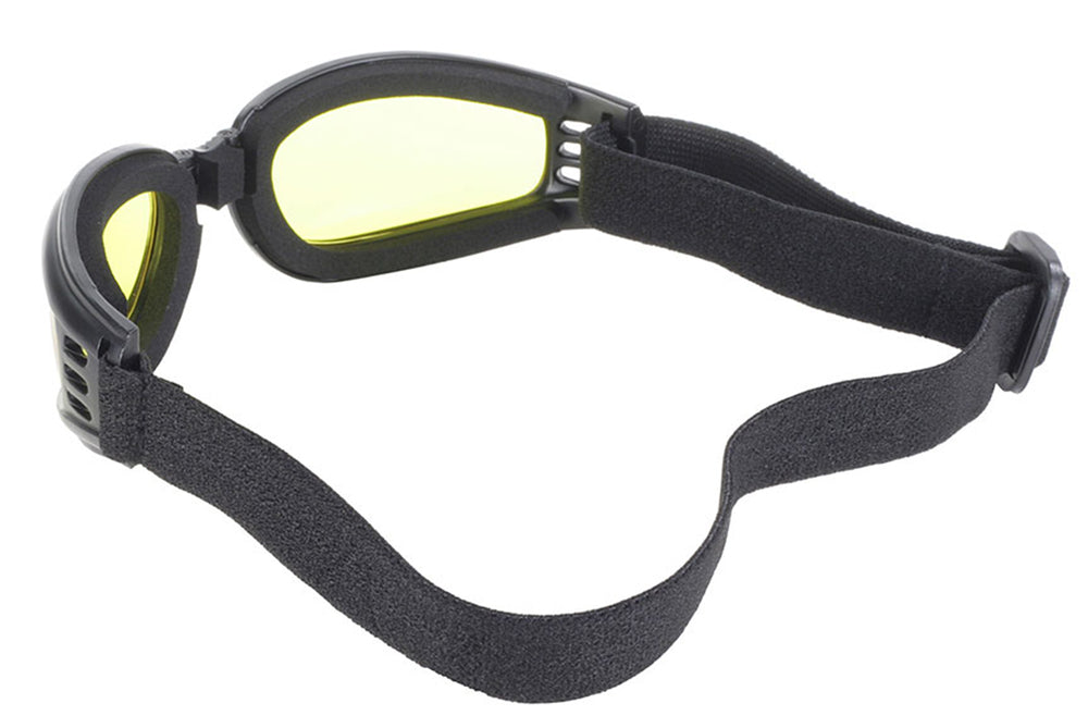 45212 Nomad Goggle Black Frame- Yellow Lens-Goggles-Daniel Smart Mfg - Retail