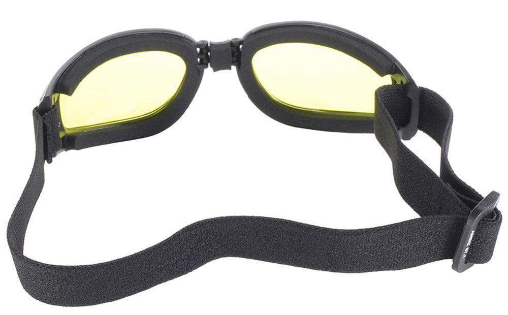 45212 Nomad Goggle Black Frame- Yellow Lens-Goggles-Daniel Smart Mfg - Retail