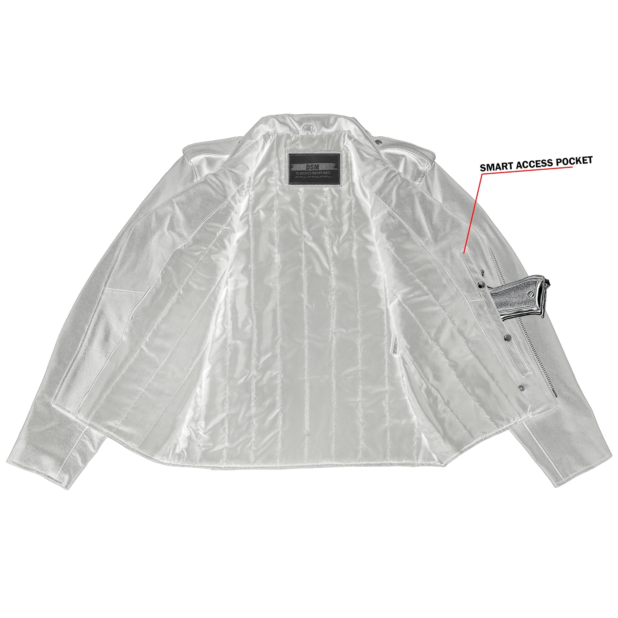 Magno™ Men's Leather Motorcycle Jacket