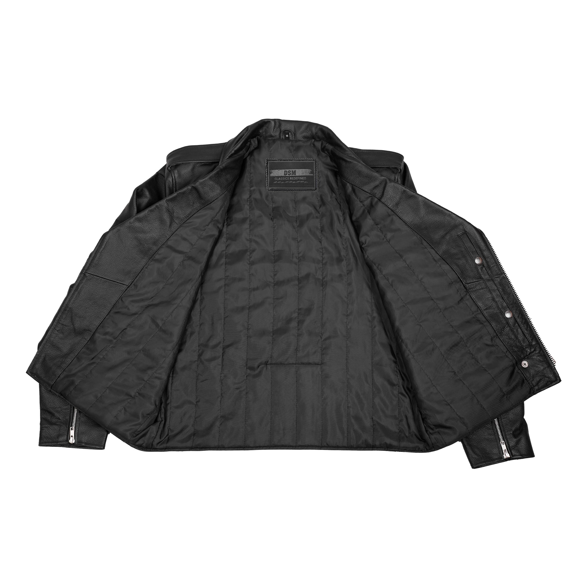 Vintara™ Men's Leather Motorcycle Jacket