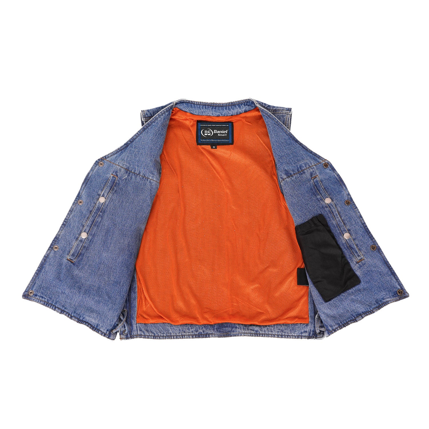 Bullit Men's Denim Motorcycle Vest