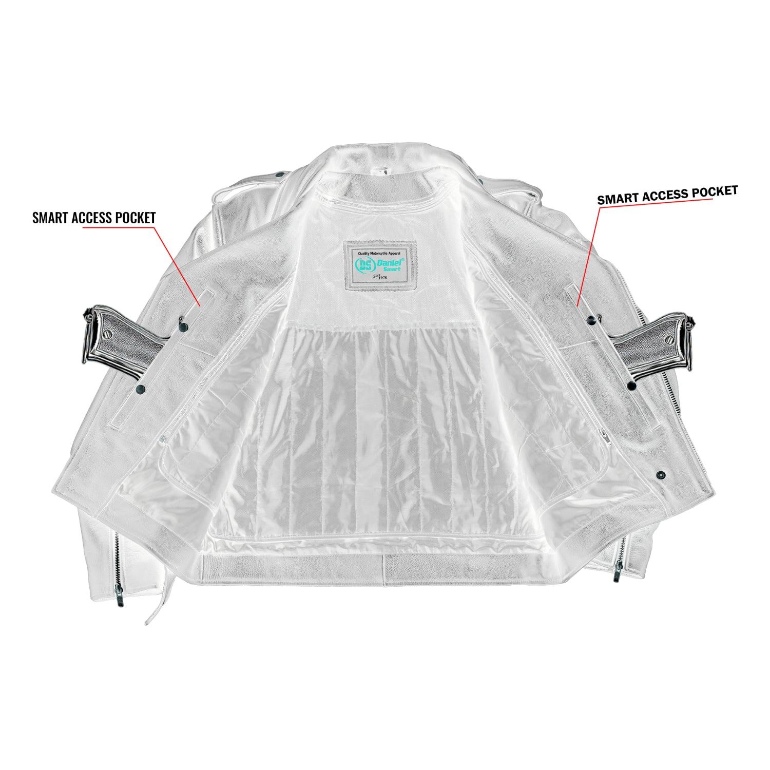 Horizon Men's Leather Motorcycle Jacket