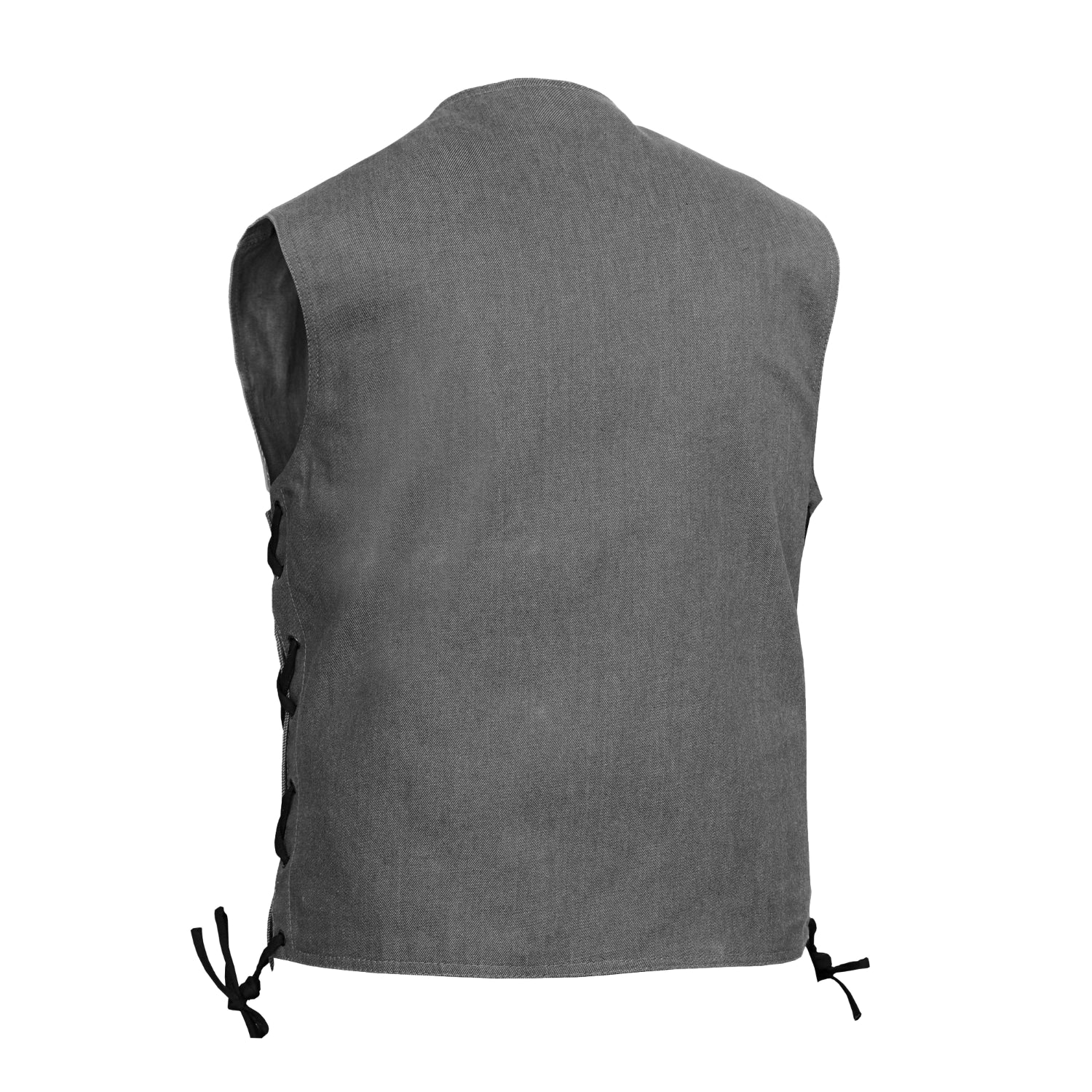Wild Venture Men's Denim Motorcycle Vest
