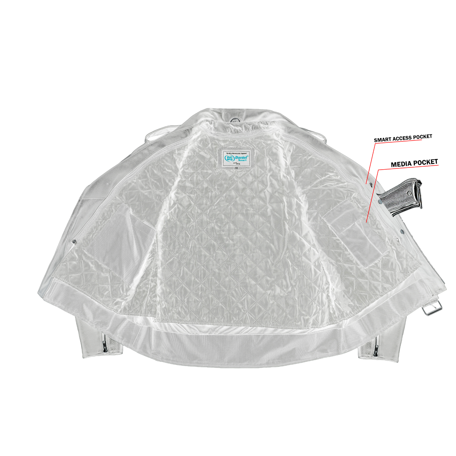 Freedom Wing Men's Leather Motorcycle Jacket