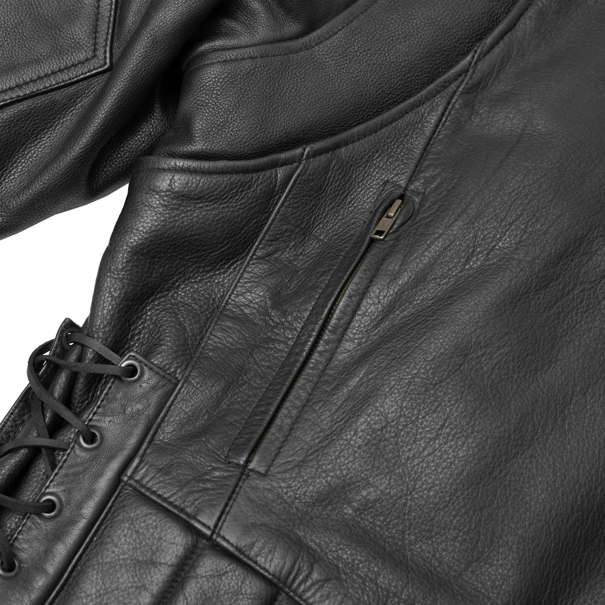 Reveal™ Men's Leather Motorcycle Jacket