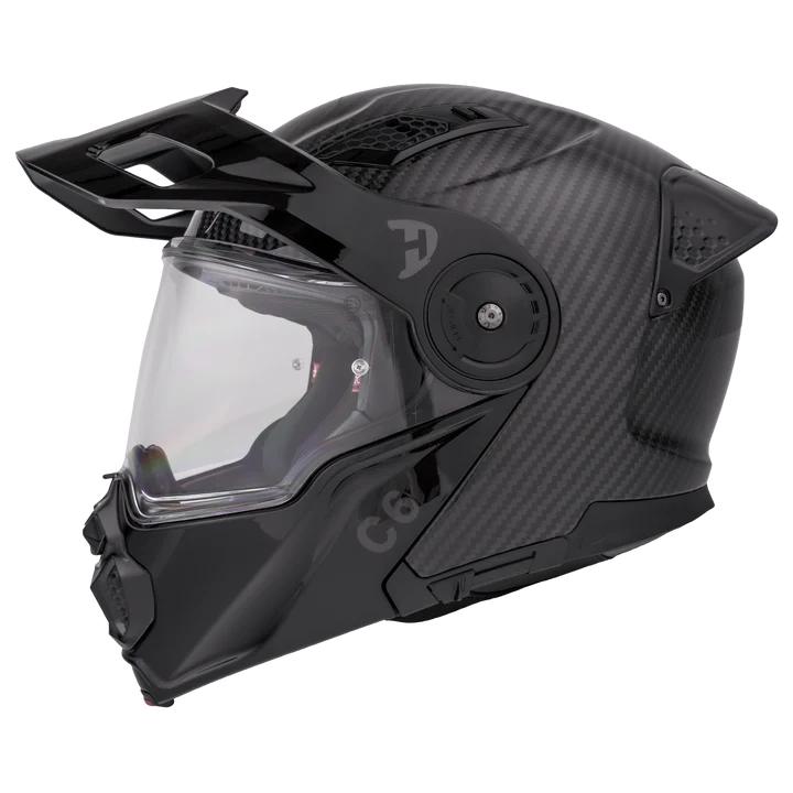 bell canvas helmet w detatchable visor XS