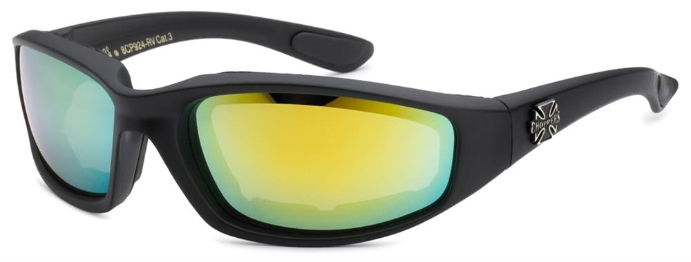 8CP924-RV Choppers Foam Padded Sunglasses - Assorted - Sold by the Do-Sunglasses-Daniel Smart Mfg - Retail