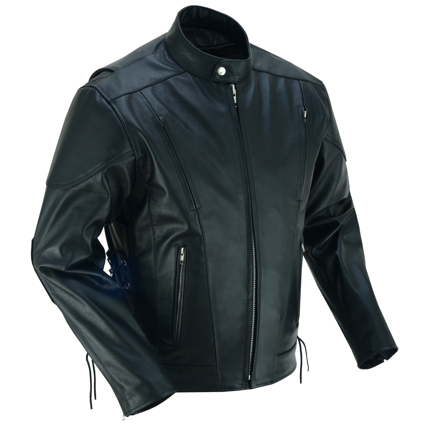 RustRider Men's Leather Motorcycle Jacket