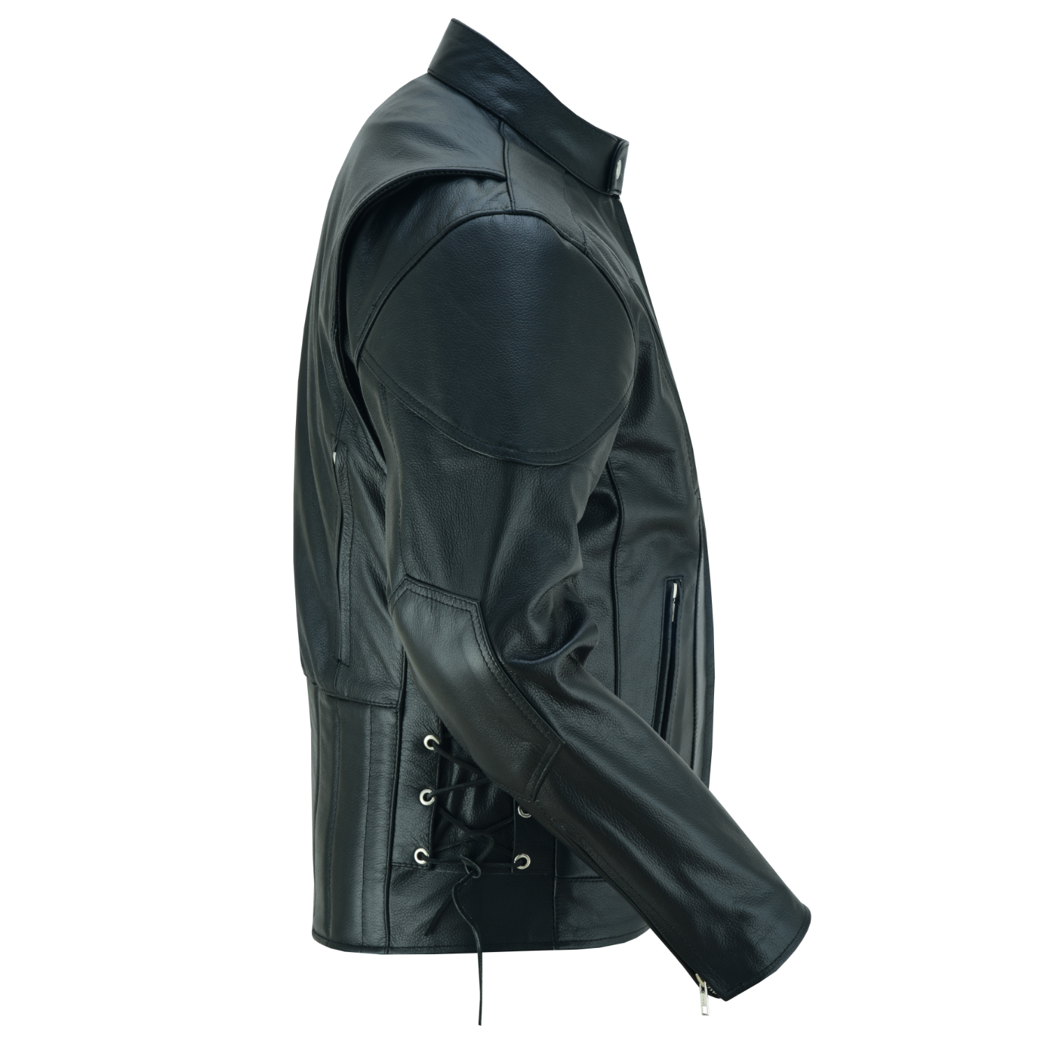 RustRider Men's Leather Motorcycle Jacket