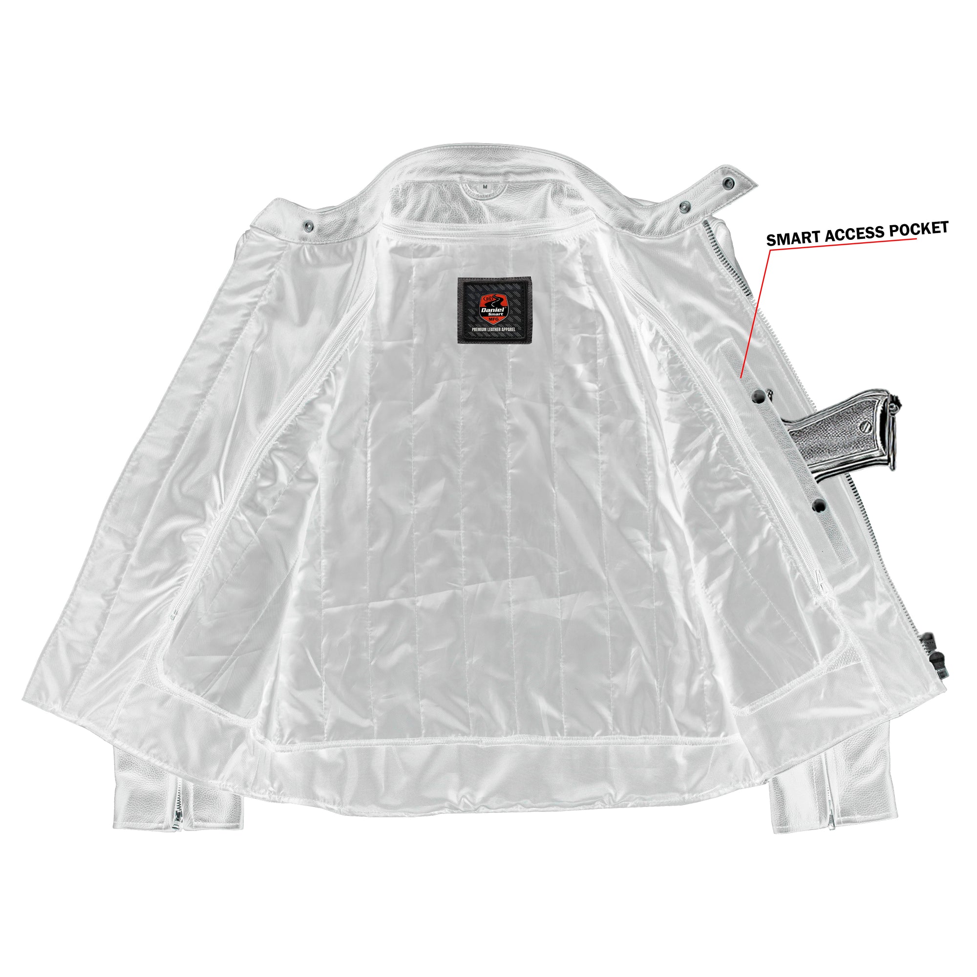 RustRider™ Men's Leather Motorcycle Jacket