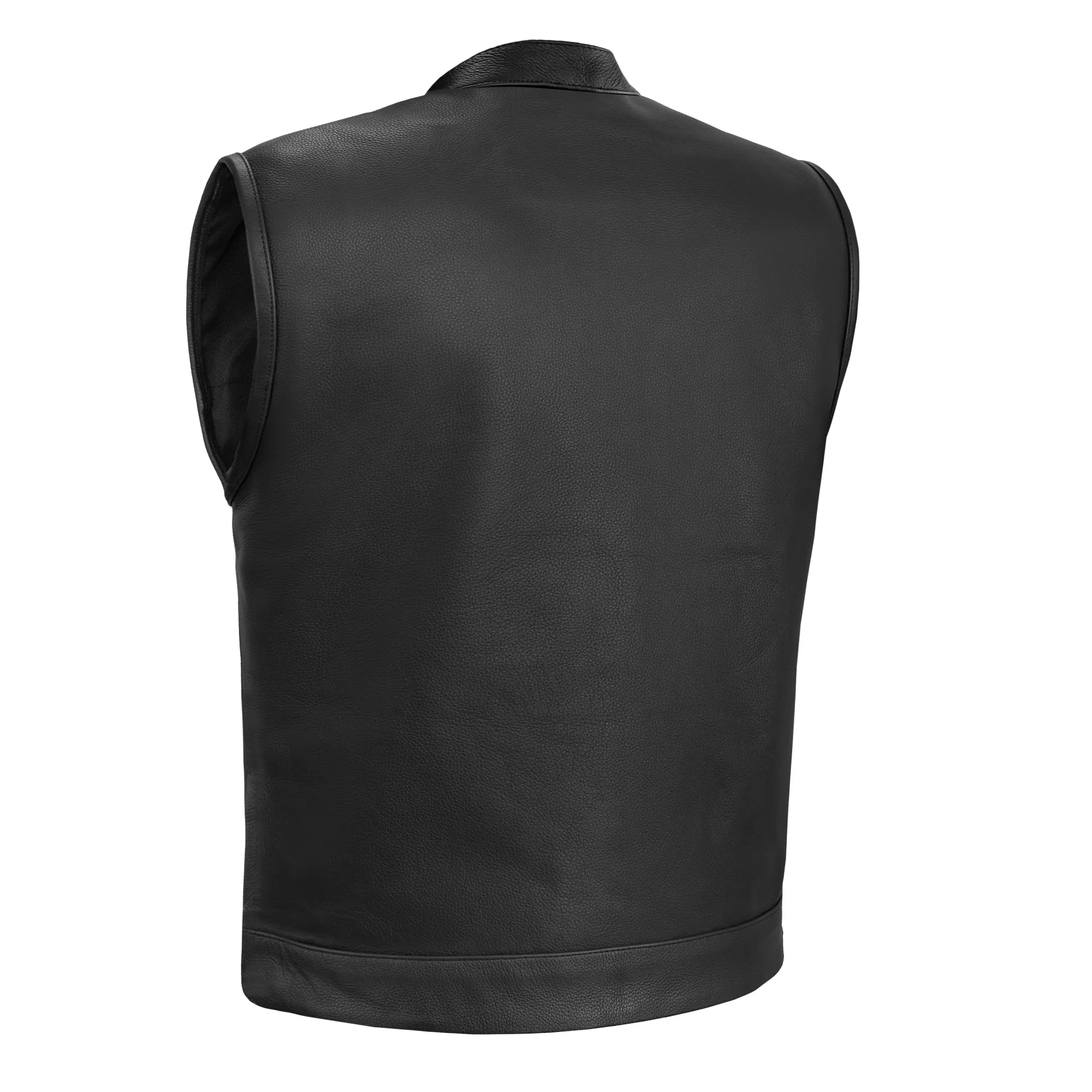 Metro Men's Motorcycle Leather Vest